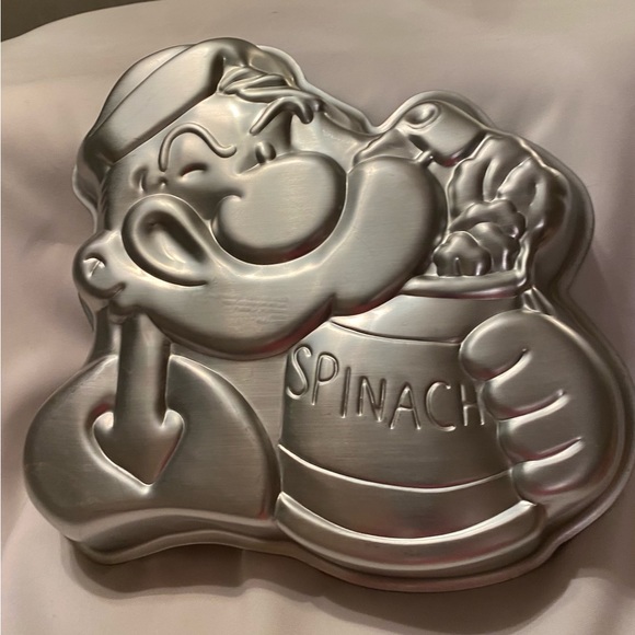 Vintage Wilton 1980 Popeye the Sailor Man Cake Pan with Original Paper - Picture 3 of 3